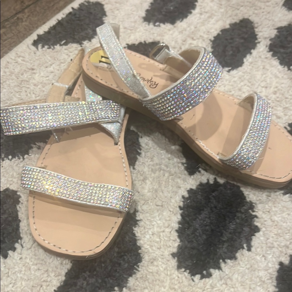 Sparkling Silver Sandals